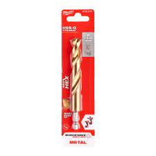 Milwaukee 13mm  Red HEX Shockwave Impact Duty Metal HSS Titanium Bit 48894729 - MonkeyTools