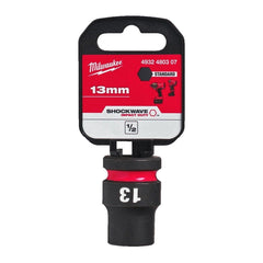 Milwaukee 13mm Shockwave Impact Duty 1/2" Drive Impact Socket 20mm Diameter
