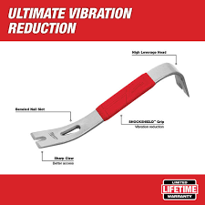 Milwaukee 15" Wrecking Bar - 4932478254 - MonkeyTools