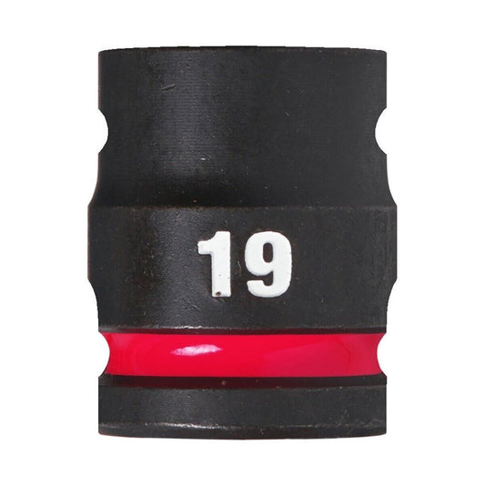 Milwaukee 19mm Shockwave Impact Duty 1/2" Drive Impact Socket 28.5mm Diameter 4932480313 - MonkeyTools