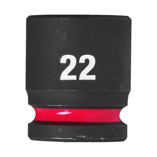 Milwaukee 22mm Shockwave Impact Duty 1/2" Drive Impact Socket 31.8mm Diameter 4932480316 - MonkeyTools