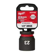 MILWAUKEE 23MM Shockwave impact duty 1/2" DRIVE impact socket - MonkeyTools