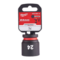 Milwaukee 24mm Shockwave Impact Duty 1/2" Drive Impact Socket 34.2mm Diameter 4932480318