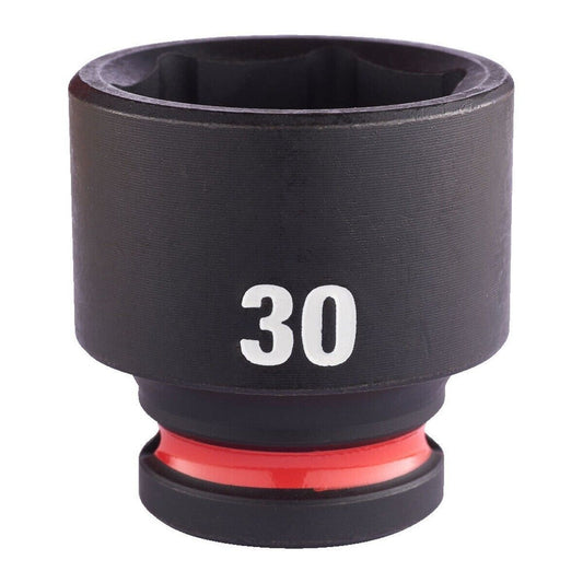 MILWAUKEE 30MM Shockwave impact duty 1/2" DRIVE impact socket 42.8mm diameter 4932480324 - MonkeyTools