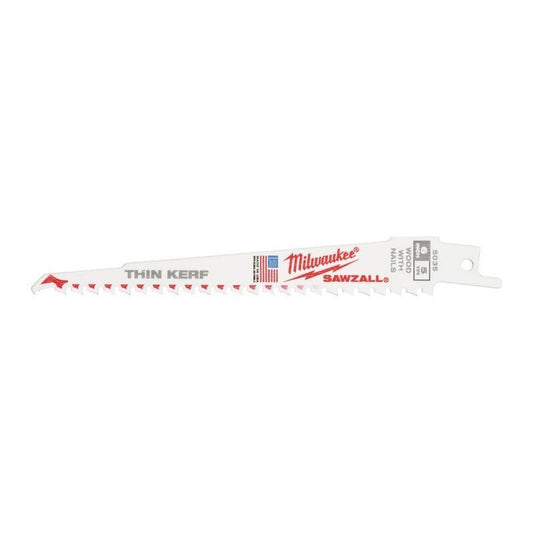 Milwaukee 48005035 Sawzall 150mm Fangtip Nail Guard Sabre Saw Blade x 5 - MonkeyTools