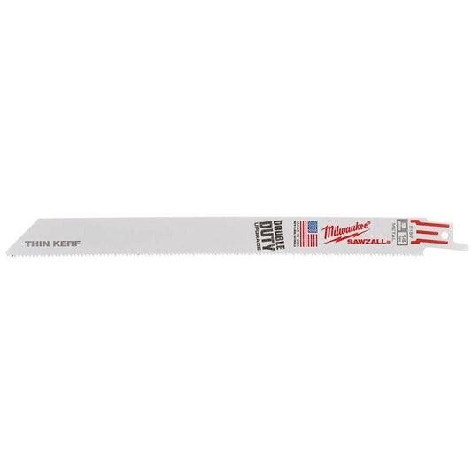 Milwaukee 48005187 Sawzall 230mm Metal Recip/Sabre Saw Blade 5pk - MonkeyTools