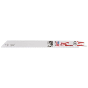 Milwaukee 48005188 230mm 18 tpi Bi-Metal Super Sabre Sawzall Blade 5 pack - MonkeyTools