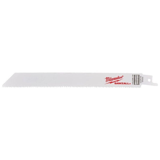 Milwaukee 48005293 Wood / Metal / Plastic Universal Recip Saw Blades 200mm 5PK - MonkeyTools