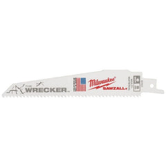 Milwaukee 48005701 SAWZALL Reciprocating Heavy-Duty Wrecker Blades 150MM 5PK