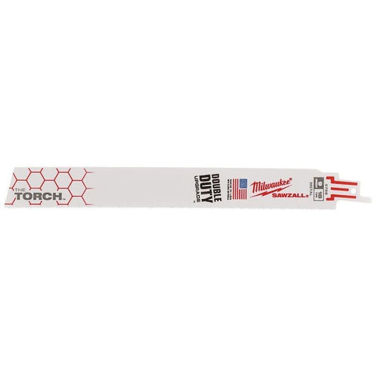 Milwaukee 48005788 Metal Torch Demolition Sawzall Blades 230mm x 18tpi Pack of 5 - MonkeyTools