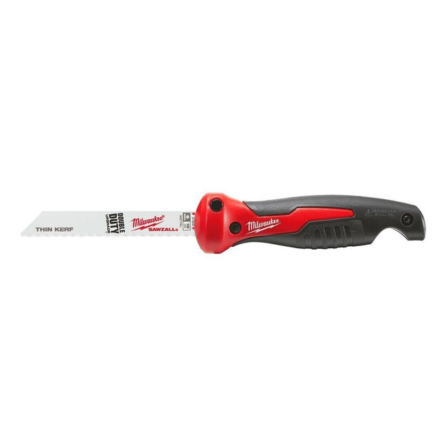 Milwaukee 48220305 Folding Drywall Plaster Jab Saw with Rubber Mold Grip - MonkeyTools