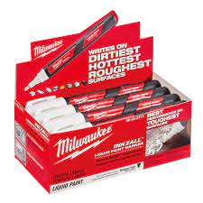 Milwaukee 48223711 INKZAL White Paint Marker - MonkeyTools