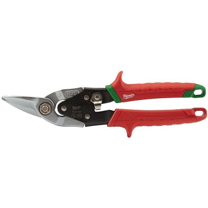 Milwaukee 48224520 Right Cut 10inch / 260mm Metal Snips Heavy Duty - MonkeyTools