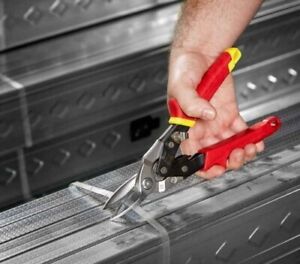 Milwaukee 48224530 Metal Aviation Snips Straight Cut 10in 260mm XMS22AVSNIPS - MonkeyTools