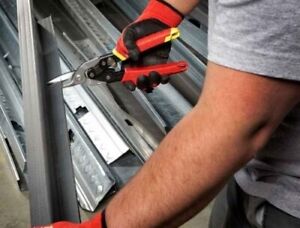 Milwaukee 48224530 Metal Aviation Snips Straight Cut 10in 260mm XMS22AVSNIPS - MonkeyTools