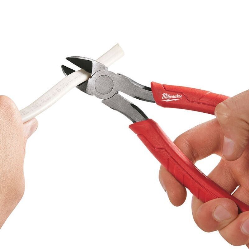 Milwaukee 48226107 180mm 7" Comfort Grip Diagonal Cutting Pliers Wire Cutter - MonkeyTools