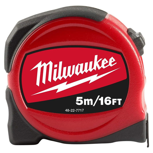 MILWAUKEE 48227717 SLIMLINE TAPE MEASURE S5-16/25 5M / 16FT - MonkeyTools