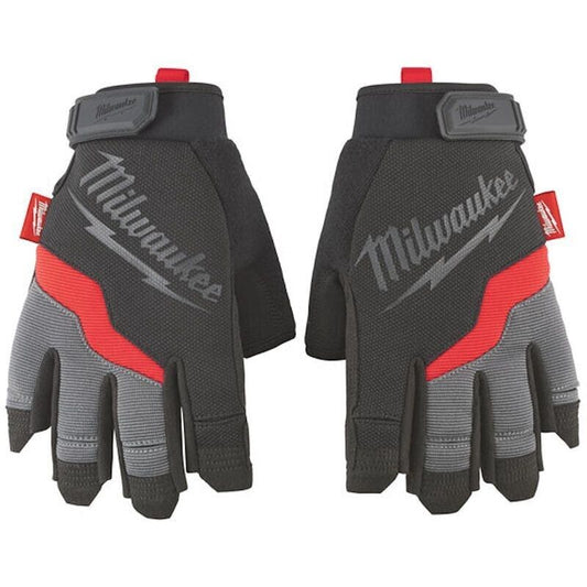 Milwaukee 48229743 Fingerless Gloves - Extra Large (Size 10) Various Sizes XL - MonkeyTools