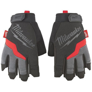Milwaukee 48229744 Fingerless Gloves - XXL (Size 11) Various Sizes Genuine - MonkeyTools