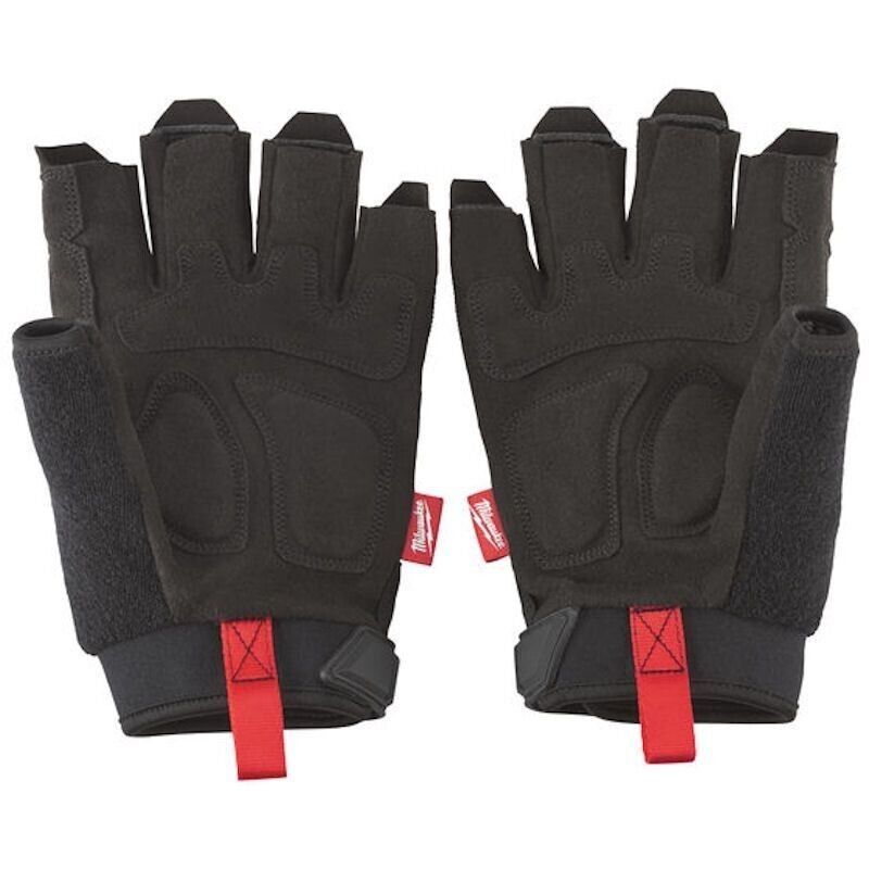 Milwaukee 48229744 Fingerless Gloves - XXL (Size 11) Various Sizes Genuine - MonkeyTools