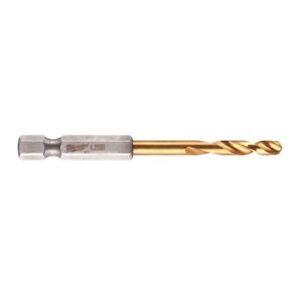 Milwaukee 48894709 4.2x74mm Shockwave HSS-Ground Titanium Metal Drill Bit - MonkeyTools