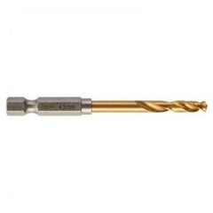 Milwaukee 48894710 4.5x76mm Shockwave HSS-Ground Titanium Metal Drill Bit