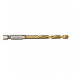 Milwaukee 48894712 5.0x93mm Shockwave HSS-Ground Titanium Metal Drill Bit