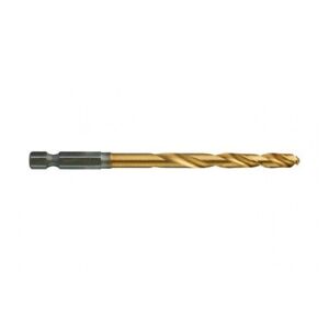 Milwaukee 48894714 6.0x105mmmm Shockwave HSS-Ground Titanium Metal Drill Bit - MonkeyTools