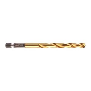 Milwaukee 48894715 6.5x107mm Shockwave HSS-Ground Titanium Metal Drill Bit - MonkeyTools