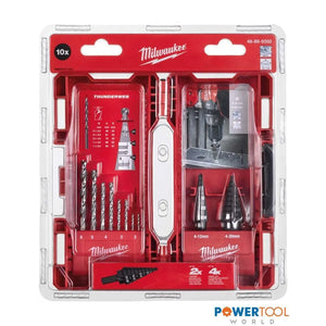 MILWAUKEE 48899350 STEP & DRILL BIT 10 PC COMBO SET - MonkeyTools