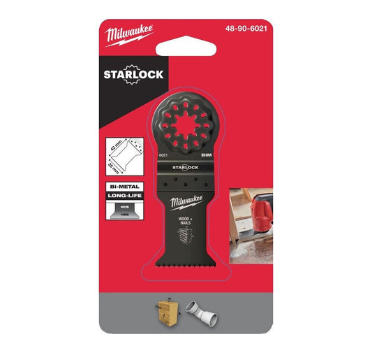 Milwaukee 48906021 35 x 42mm Starlock Bi-Metal Multi Tool Blade - MonkeyTools