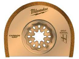 Milwaukee 48906050 75x20x1.2mm Starlock Grout Removal Multi Tool Blade - MonkeyTools