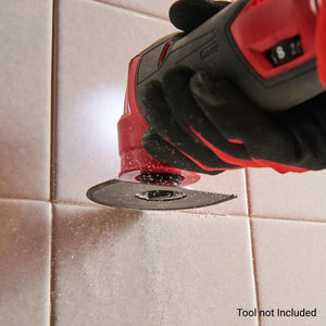 Milwaukee 48906053 90x25x2.2mm Starlock Grout Removal Multi Tool Blade - MonkeyTools