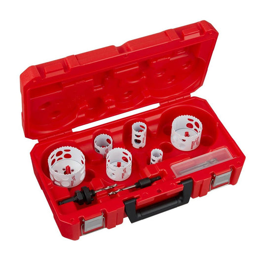 MILWAUKEE 49224201 HOLE DOZER BI-METAL HOLE SAW KIT 25-76MM X10 PCS - MonkeyTools