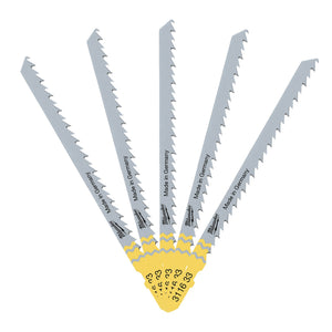 Milwaukee 4932311633 Fast Cut Wood Jigsaw Blades T344D (Pack 5) - MonkeyTools
