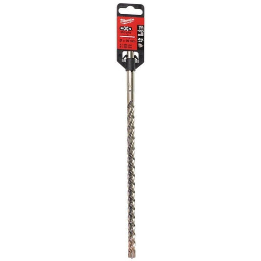 Milwaukee 4932352028 10MM X 265MM MX4 4 Cut SDS+ Hammer Drill Bit - MonkeyTools