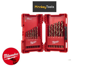 Milwaukee 4932352470 HSS Ground Cobalt Drill Bits 19pk - MonkeyTools