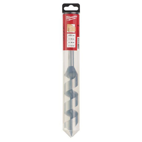 Milwaukee 4932373368 Wood Auger Drill Bit 32mm x 230mm - MonkeyTools
