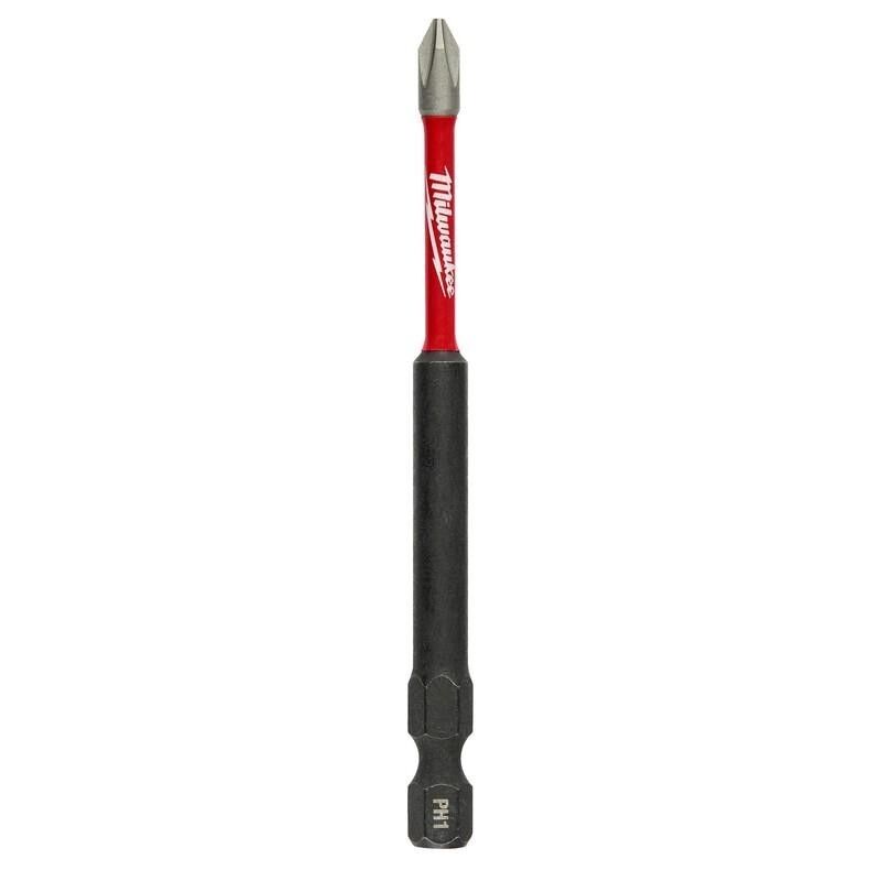 Milwaukee 4932430851  Shockwave Impact Duty Screwdriving Bits PH1, PH2 & PH3 - MonkeyTools