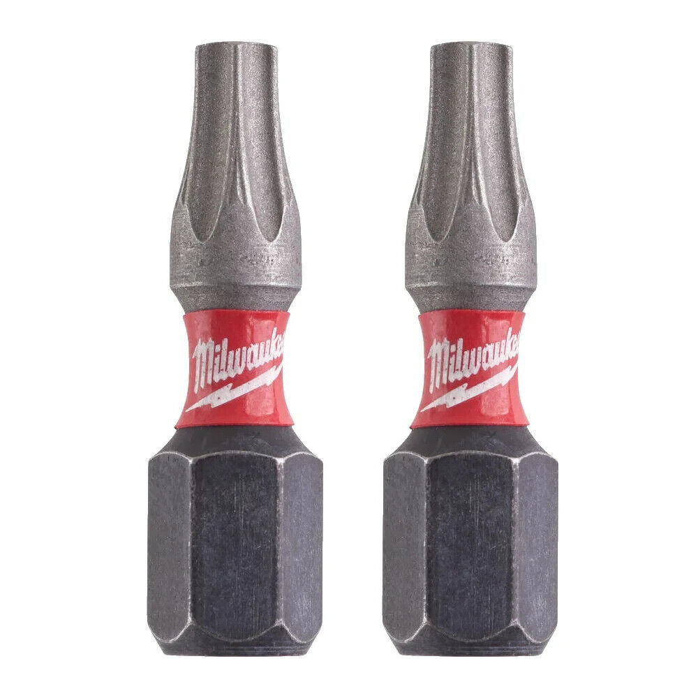 Milwaukee 4932430874 25mm TX20 Shockwave Impact Duty Bit 2pk - MonkeyTools