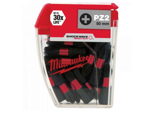 Milwaukee 4932430877 10 x 50mm Shockwave Screwdriver TX20 Bits - MonkeyTools