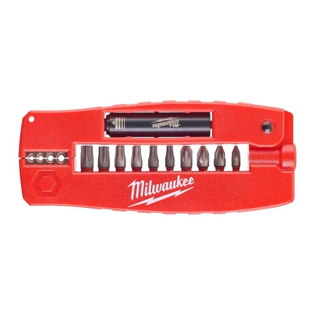 Milwaukee 4932430910 12 Pc Shockwave Impact Duty Drive Guide Screwdriver Bit Set - MonkeyTools