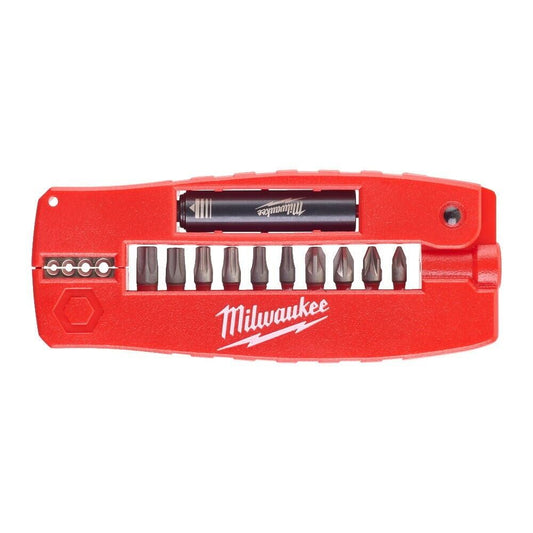 Milwaukee 4932430910 12 Pc Shockwave Impact Duty Drive Guide Screwdriver Bit Set - MonkeyTools