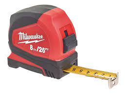 Milwaukee 4932459596 Pro Compact Tape Measures 8m - MonkeyTools