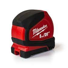 Milwaukee 4932459596 Pro Compact Tape Measures 8m - MonkeyTools