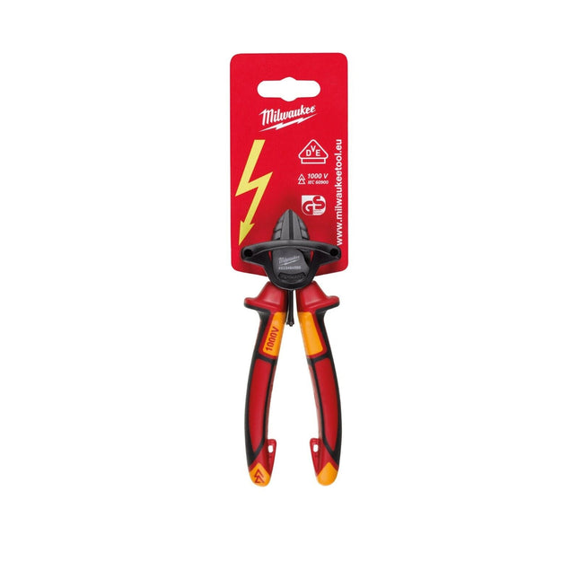 Milwaukee 4932464566 Ergonomic Grip VDE Diagonal Side Wire Cable Cutter 145mm - MonkeyTools