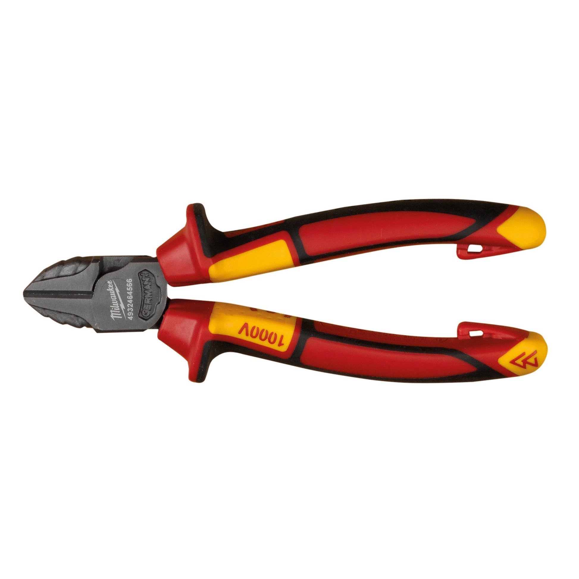 Milwaukee 4932464566 Ergonomic Grip VDE Diagonal Side Wire Cable Cutter 145mm - MonkeyTools