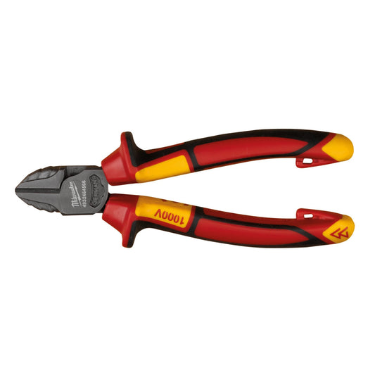 Milwaukee 4932464566 Ergonomic Grip VDE Diagonal Side Wire Cable Cutter 145mm - MonkeyTools