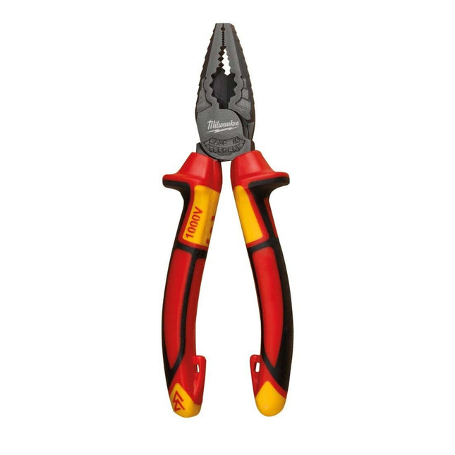 Milwaukee 4932464571 165mm VDE Combination Pliers 10mm Capacity - MonkeyTools