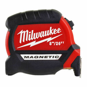Milwaukee 4932464603 GEN III Magnetic Tape Measure 8m/26ft (Width 27m) - MonkeyTools